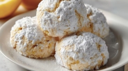 quick lemon snowflake cookies! winter baking idea