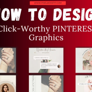 Pinterest marketing strategy banner by PixelBoostIt showing visual growth and brand success.